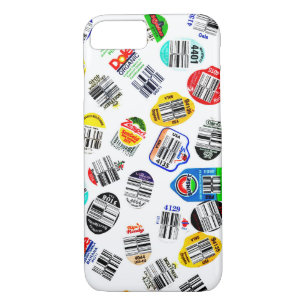 Stickers met streepjescode produceren 	iPhone 8/7 hoesje