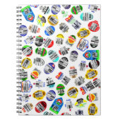 Stickers met streepjescode produceren notitieboek (Voorkant)