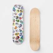 Stickers met streepjescode produceren persoonlijk skateboard (Voorkant)