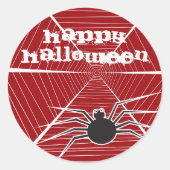 stickers met vetfatijnspin en webhalloween (Voorkant)