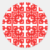 Stickers met vierkante mazen (Voorkant)