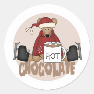 Stickers met warme chocolade