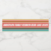 Stickers met waterflesjes Persoonlijke Miami Sherb (Enkel label)