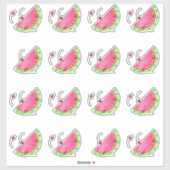 Stickers met watermeloenen van Ladybug (Vel)