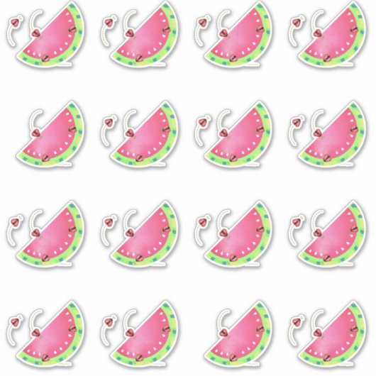 Stickers met watermeloenen van Ladybug (Voorkant)