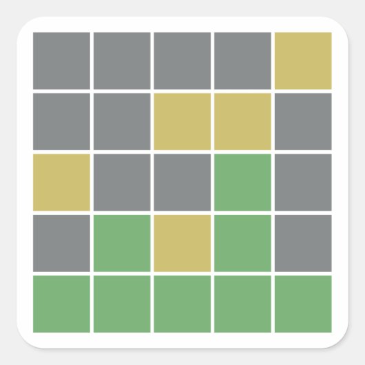 Stickers met woordraad (Voorkant)