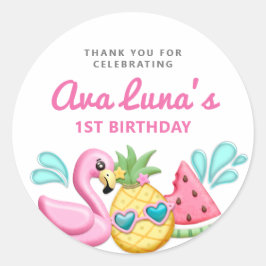 Stickers met zomervakantiebrood