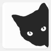 Stickers met zwarte kat (Voorkant)