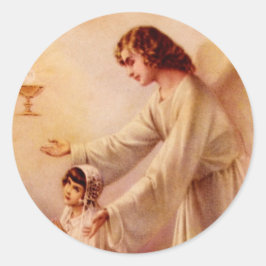 Stickers: Mijn hart neemt je waar Ronde Sticker