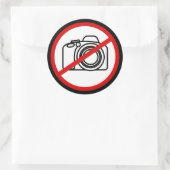 Stickers mogen niet fotograferen (Tas)