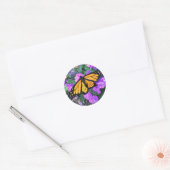 Stickers Monarch & Asters (Envelop)