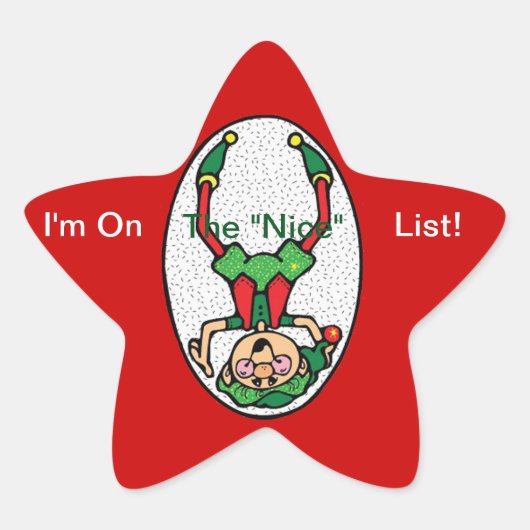 Stickers—mooie elf ster sticker (Voorkant)