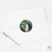 Stickers: mystiek Roos Ronde Sticker (Envelop)