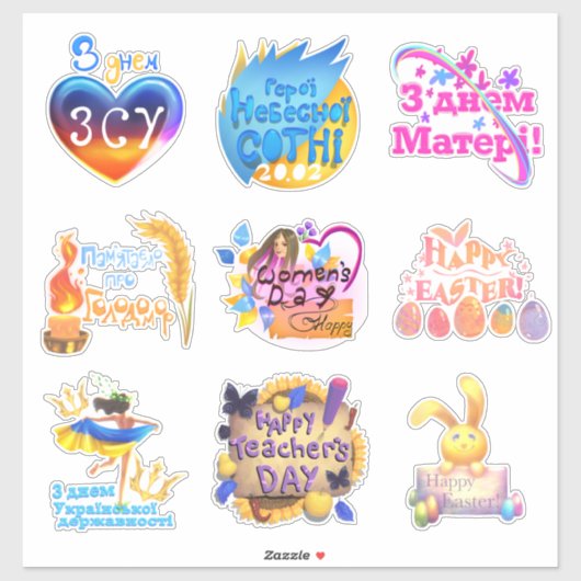 Stickers Oekraine (Vel)