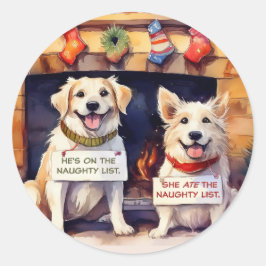 Stickers om enveloppen mee te sluiten voor Kerst v