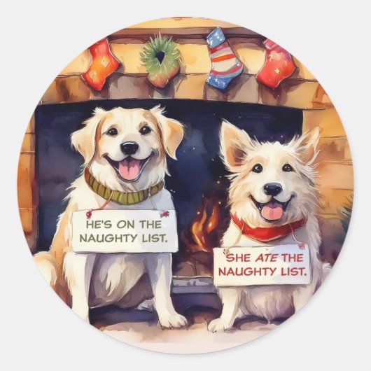 Stickers om enveloppen mee te sluiten voor Kerst v (Voorkant)