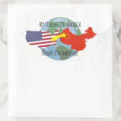 Stickers om naar studenten te sturen: USA, Geweldi (Tas)