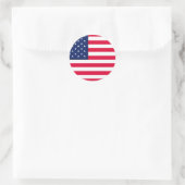 STICKERS onder Amerikaanse vlag (Tas)