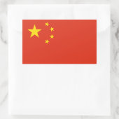 Stickers onder Chinese vlag (Tas)