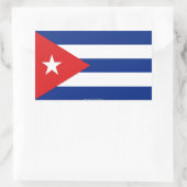 Stickers onder Cubaanse vlag (Tas)