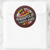 Stickers onder de vlag van Annapolis Maryland (Tas)