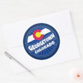 Stickers onder de vlag van Georgetown Colorado (Envelop)