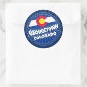 Stickers onder de vlag van Georgetown Colorado (Tas)