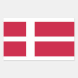 Stickers onder Deense vlag*