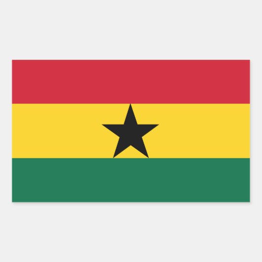 Stickers onder Ghanische vlag (Voorkant)