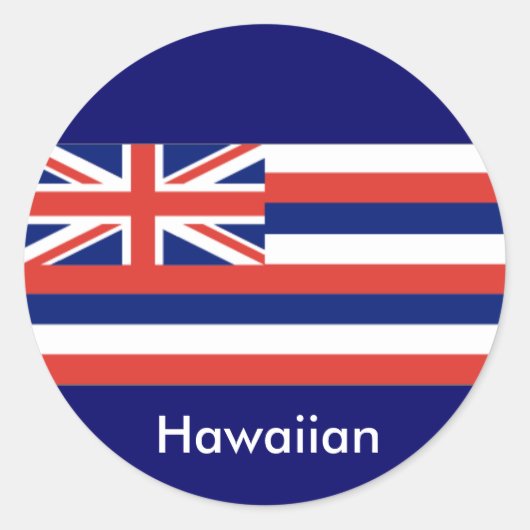 Stickers onder Hawaïaanse vlag (Voorkant)