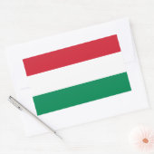 Stickers onder Hongaarse vlag* (Envelop)