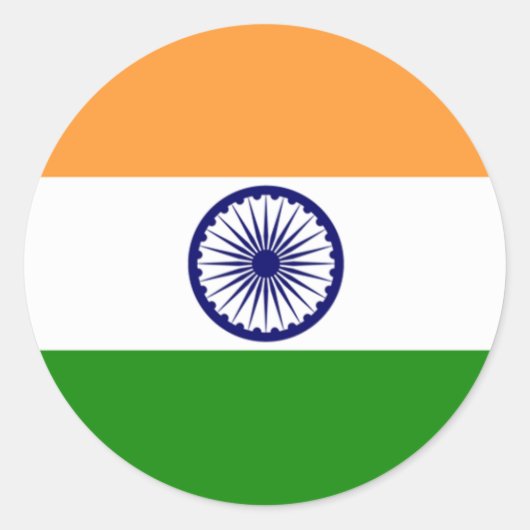 Stickers onder Indiase vlag (Voorkant)