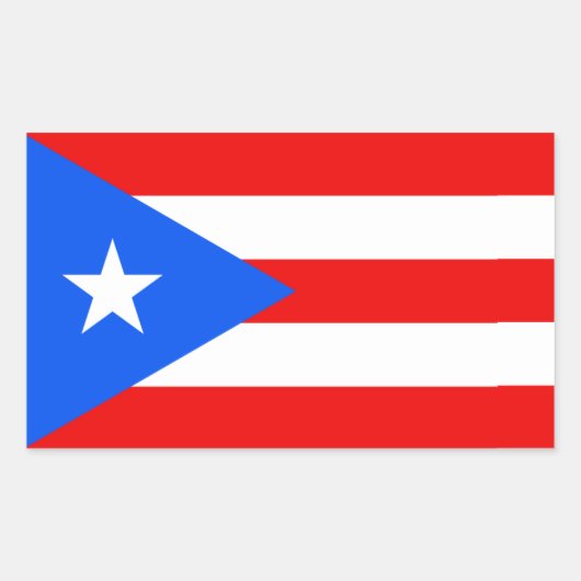 Stickers onder Puerto Ricaanse vlag (Voorkant)