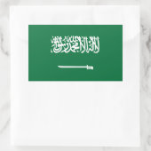 Stickers onder Saoedi-Arabische vlag (Tas)