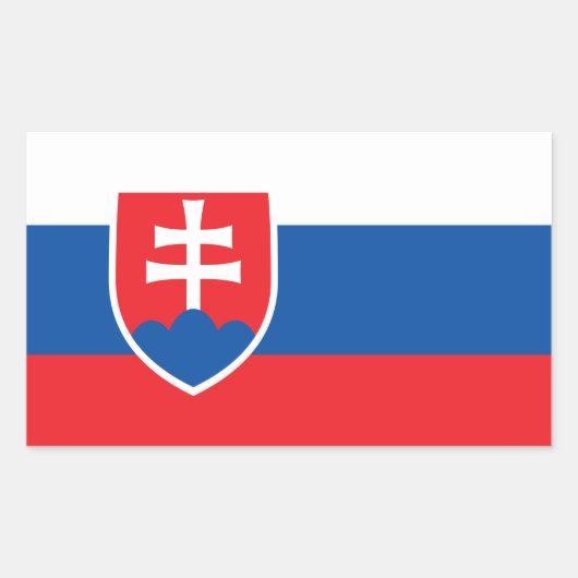 Stickers onder Slowaakse vlag* (Voorkant)