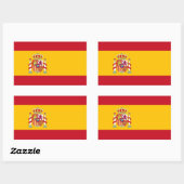 Stickers onder Spaanse vlag (Vel)