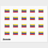 Stickers onder Venezolaanse vlag (Vel)
