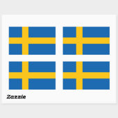 Stickers onder Zweedse vlag (Vel)