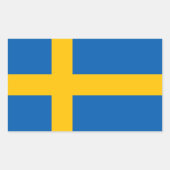 Stickers onder Zweedse vlag (Voorkant)