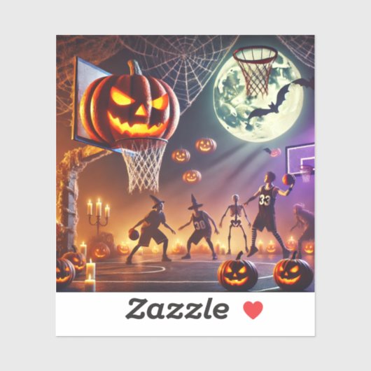 Stickers Ontworpen Verpleegster Basketbal Dag (Vel)