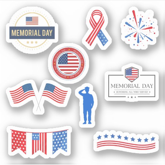 Stickers op de herdenkingsdag (Voorkant)