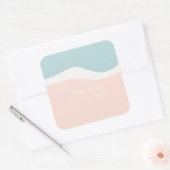 Stickers op het Surfboard Beach Square (Envelop)
