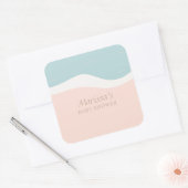 Stickers op het Surfboard Beach Square (Envelop)