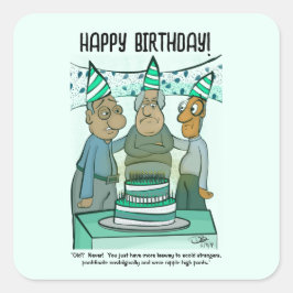 Stickers op het vaarwegplein