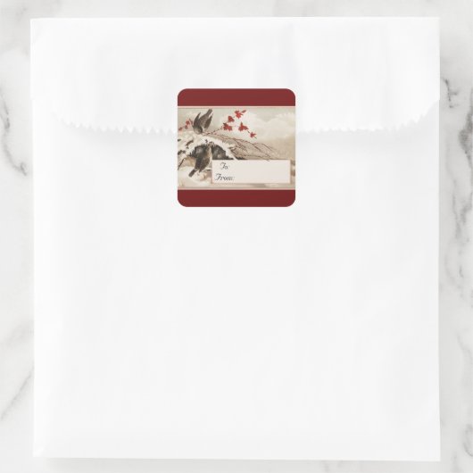  Stickers op het winterplein (Tas)