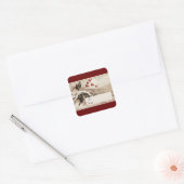  Stickers op het winterplein (Envelop)