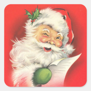 Stickers - Oude Kerstman