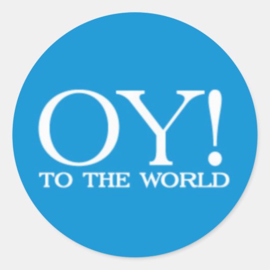 Stickers - Oy! naar de wereld (Voorkant)