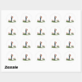 Stickers Paar met Bloemen (Vel)