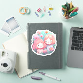 stickers para el dia del amigo - Chicas (iPad Cover)